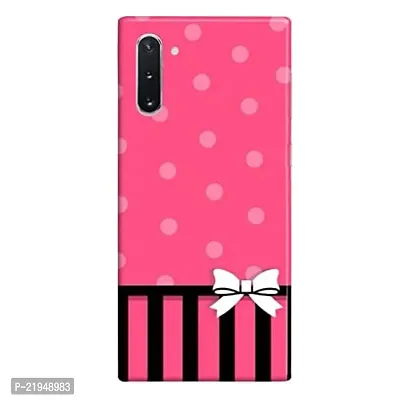 Dugvio? Polycarbonate Printed Hard Back Case Cover for Samsung Galaxy Note 10 / Samsung Note 10 (Pink dot Art)