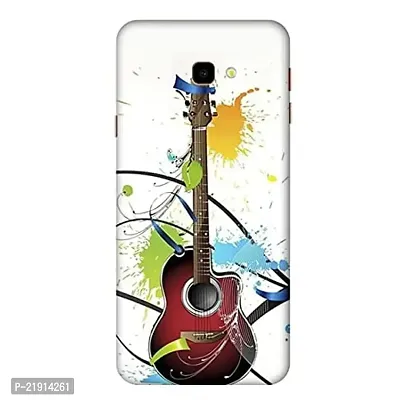 Dugvio? Polycarbonate Printed Hard Back Case Cover for Samsung Galaxy J4 Plus/Samsung J4+ / SM-J415F/DS (Guitar Music)
