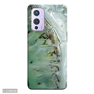 Dugvio? Polycarbonate Printed Hard Back Case Cover for Oneplus 9 (Marble Sky)