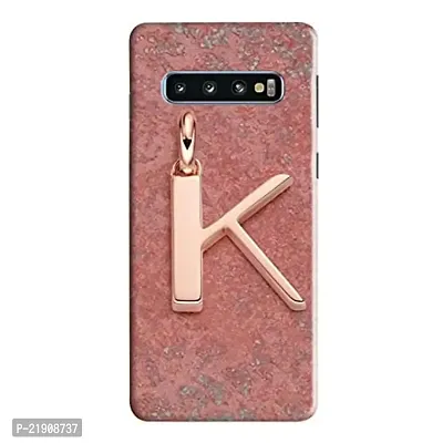 Dugvio? Polycarbonate Printed Hard Back Case Cover for Samsung Galaxy S10 / Samsung S10 (K Name Alphabet)