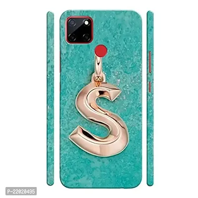 Dugvio? Printed Designer Hard Back Case Cover for Realme C12 / C15 / Reame Narzo 20 (S Name Alphabet)