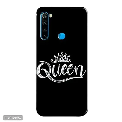 Dugvio? Printed Hard Back Case Cover Compatible for Xiaomi Redmi Note 8 - Queen Girly Queen (Multicolor)
