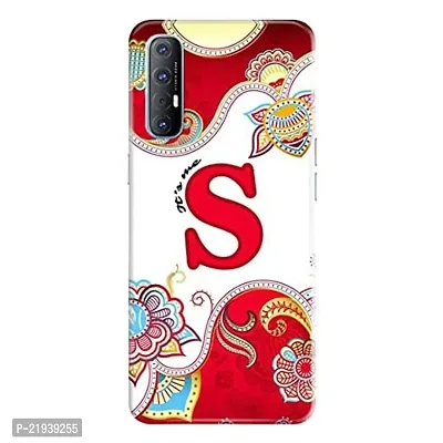 Dugvio? Polycarbonate Printed Hard Back Case Cover for Oppo Reno 3 Pro (Its Me S Alphabet)