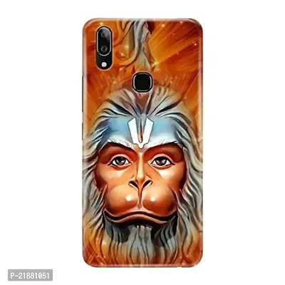 Dugvio Polycarbonate Printed Colorful Lord Hanuman, Hanuman Designer Hard Back Case Cover for Vivo Y83 Pro (Multicolor)