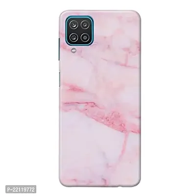 Dugvio? Printed Hard Back Case Cover Compatible for Samsung Galaxy M32 4G - Marble Texture Pink Marble (Multicolor)-thumb0