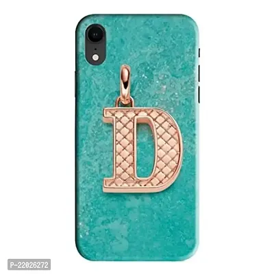 Dugvio? Printed Designer Hard Back Case Cover for iPhone XR (D Name Alphabet)