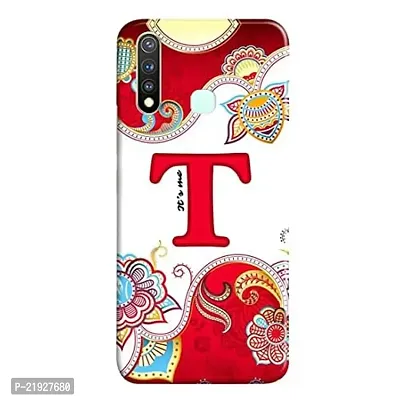 Dugvio? Polycarbonate Printed Hard Back Case Cover for Vivo Y19 (Its Me T Alphabet)