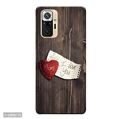 Dugvio? Printed Hard Back Case Cover for Xiaomi Redmi Note 10 Pro Max/Redmi Note 10 Pro (Papa  Mama, Maa and paa, Father  Mother)