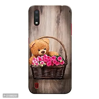 Dugvio? Printed Designer Hard Back Case Cover for Samsung Galaxy M01 / Samsung M01 (Cute Toy in Bucket)