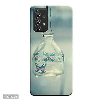 Dugvio? Printed Hard Back Cover Case for Samsung Galaxy A52 (5G) / Samsung Galaxy A52S (5G) - Butterfly in Bottle