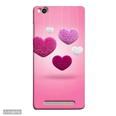 Dugvio Polycarbonate Printed Colorful Pink Dil Love Designer Hard Back Case Cover for Xiaomi Redmi 4A / Redmi 4A (Multicolor)