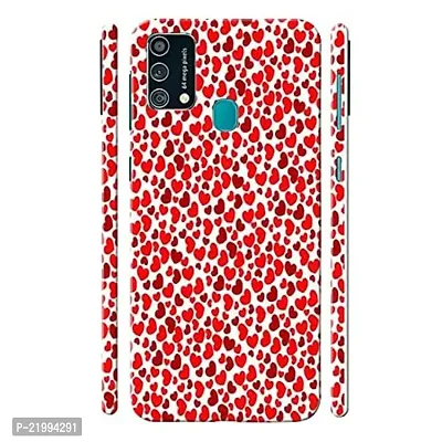 Dugvio? Printed Designer Hard Back Case Cover for Samsung Galaxy F41 / Samsung F41 (Red Dil Love)-thumb0