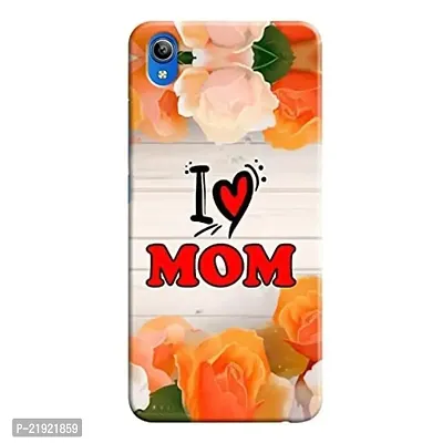 Dugvio? Polycarbonate Printed Hard Back Case Cover for Vivo Y1S / Vivo Y90 (I Love mom Best mom)-thumb0