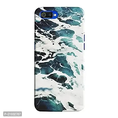 Dugvio? Polycarbonate Printed Hard Back Case Cover for Realme C2 (Water Marble)-thumb0