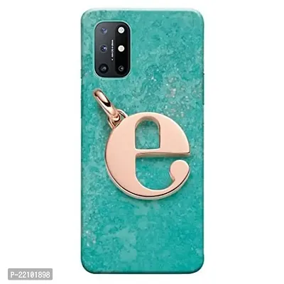 Dugvio? Printed Hard Back Cover Case for OnePlus 8T - E Name Alphabet
