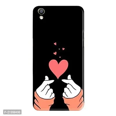 Dugvio? Printed Designer Back Cover Case for Oppo A37 - Cute Pink Girls Heart