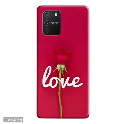 Dugvio? Polycarbonate Printed Hard Back Case Cover for Samsung Galaxy S10 Lite/Samsung S10 Lite (Love Rose)