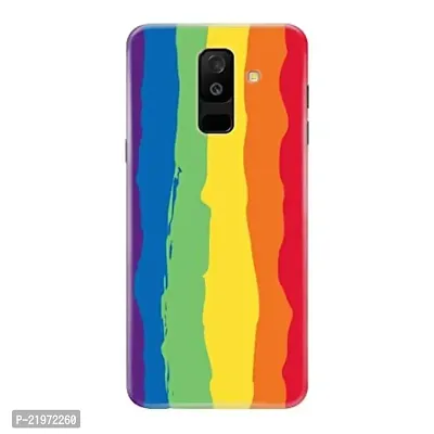 Dugvio? Printed Designer Back Case Cover for Samsung Galaxy A6 Plus/Samsung A6 Plus (2018) (Rainbow)-thumb0