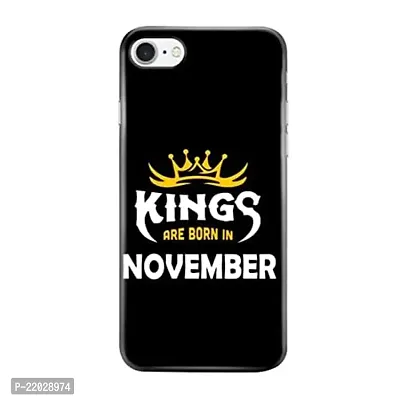Dugvio? Printed Designer Hard Back Case Cover for iPhone 8 (Kings are Born in November)