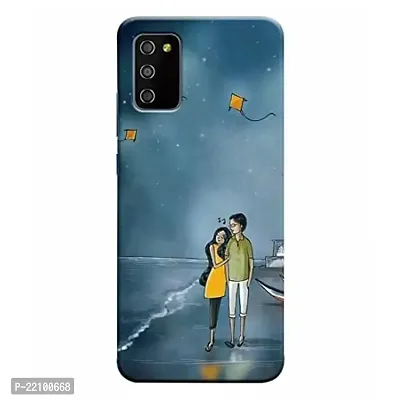 Dugvio? Printed Designer Back Case Cover for Samsung Galaxy M02S / Samsung Galaxy F02S (Couple, Love Theme)