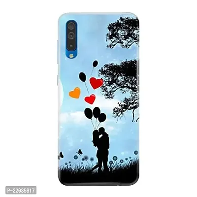 Dugvio? Printed Designer Matt Finish Hard Back Case Cover for Samsung Galaxy A50 / Samsung A50 / SM-A505F/DS (Couple Art)-thumb0