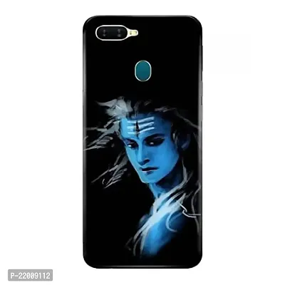 Dugvio? Poly Carbonate Back Cover Case for Oppo F9 Pro - Lord Angry Shiva