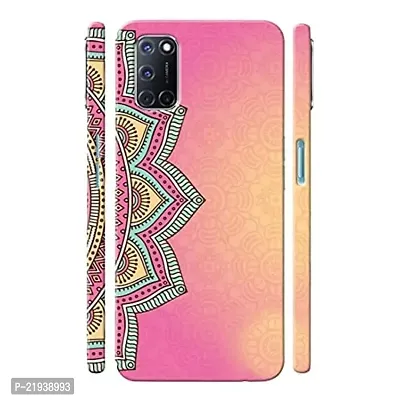 Dugvio? Polycarbonate Printed Hard Back Case Cover for Oppo A52 (Rangoli Design Art)-thumb0