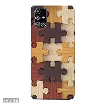 Dugvio? Polycarbonate Printed Hard Back Case Cover for Samsung Galaxy M31S / Samsung M31S (Wooden Design Art)-thumb0