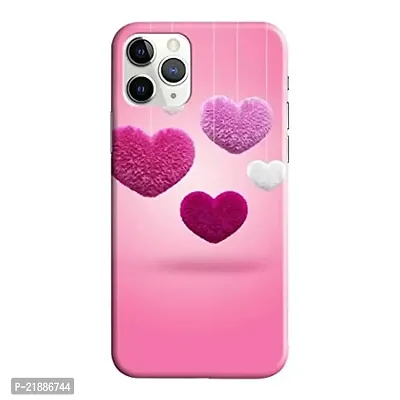 Dugvio Polycarbonate Printed Colorful Pink Dil Love Designer Hard Back Case Cover for Apple iPhone 11 / iPhone 11 (Multicolor)