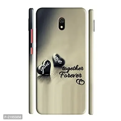 Dugvio? Polycarbonate Printed Hard Back Case Cover for Xiaomi Redmi 8A (Together Forever Love)