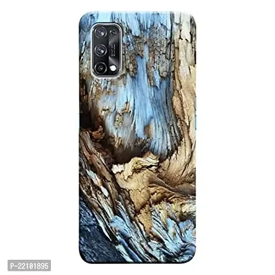 Dugvio? Printed Hard Back Cover Case for Realme X7 Pro - Marble Effect-thumb0