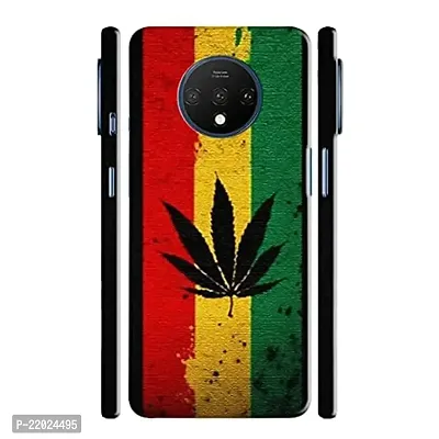 Dugvio? Printed Designer Hard Back Case Cover for OnePlus 7T (Weed Colorful)-thumb0