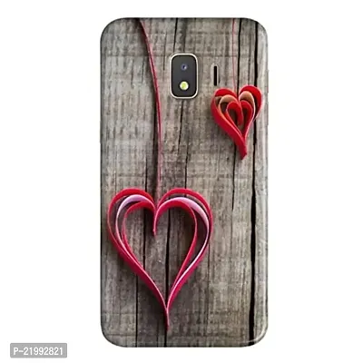 Dugvio? Printed Designer Hard Back Case Cover for Samsung Galaxy J2 Pro (2018) / Samsung J2 (2018) / J250F/DS (Wooden Love Design)