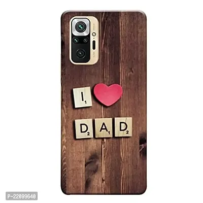 Dugvio? Printed Designer Back Case Cover for Xiaomi Redmi Note 10 Pro Max/Redmi Note 10 Pro (Mom and Dad, Maa and Paa, Father and Mother)-thumb0