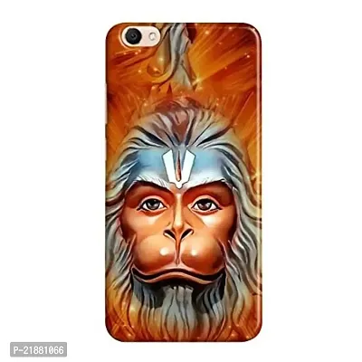 Dugvio Polycarbonate Printed Colorful Lord Hanuman, Hanuman Designer Hard Back Case Cover for Vivo Y55 / Vivo Y55L (Multicolor)