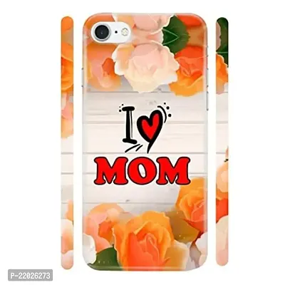 Dugvio? Printed Designer Hard Back Case Cover for iPhone SE (2020) (I Love mom Best mom)-thumb0