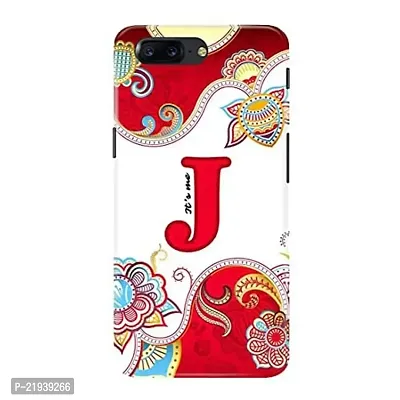 Dugvio? Polycarbonate Printed Hard Back Case Cover for OnePlus 5 (Its Me J Alphabet)