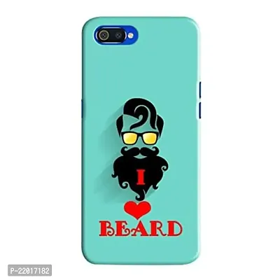 Dugvio? Printed Designer Hard Back Case Cover for Realme C1 (I Love Beard)