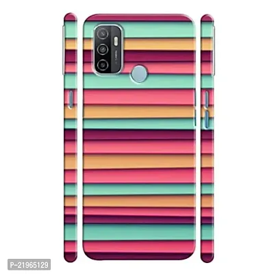 Dugvio? Poly Carbonate Back Cover Case for Oppo A53 / Oppo A33 - Multi Border