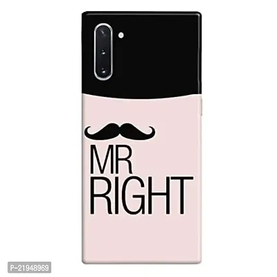 Dugvio? Polycarbonate Printed Hard Back Case Cover for Samsung Galaxy Note 10 / Samsung Note 10 (Mr Right)