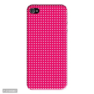Dugvio? Polycarbonate Printed Hard Back Case Cover for iPhone 5 / iPhone 5S (Pink Dotted Art)