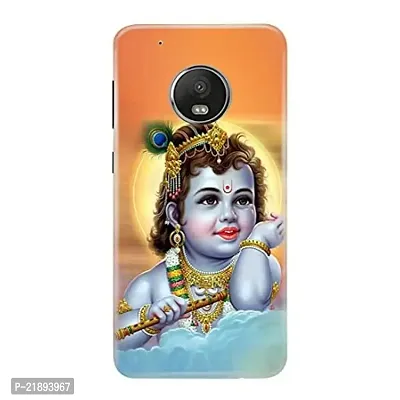 Dugvio Polycarbonate Printed Colorful Lord Krishna Childhood, Radhe Krishna Designer Back Case Cover for Motorola Moto G5S / Moto G5S (Multicolor)-thumb0