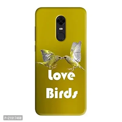 Dugvio? Polycarbonate Printed Hard Back Case Cover for Xiaomi Redmi Note 5 (Love Birds)