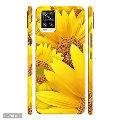 Dugvio? Printed Designer Hard Back Case Cover for Vivo V20 Pro (Sun Flowers)