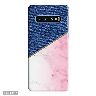Dugvio? Polycarbonate Printed Hard Back Case Cover for Samsung Galaxy S10 / Samsung S10 (Jeans Pattern Effect)
