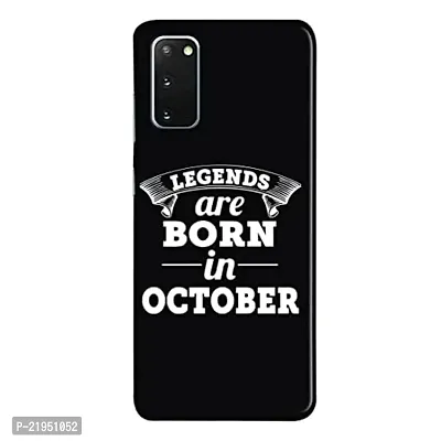 Dugvio? Polycarbonate Printed Hard Back Case Cover for Samsung Galaxy S20 / Samsung S20 (Legends are Born in October)