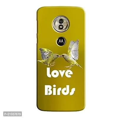 Dugvio? Polycarbonate Printed Hard Back Case Cover for Motorola Moto G6 Play (Love Birds)-thumb0