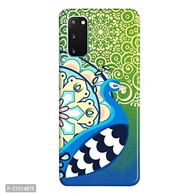 Dugvio? Polycarbonate Printed Hard Back Case Cover for Samsung Galaxy S20 / Samsung S20 (Peacock Feather)-thumb0