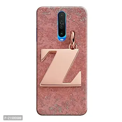 Dugvio? Printed Designer Hard Back Case Cover for Xiaomi Redmi Poco X2 / Redmi K30 (Z Name Alphabet)-thumb0