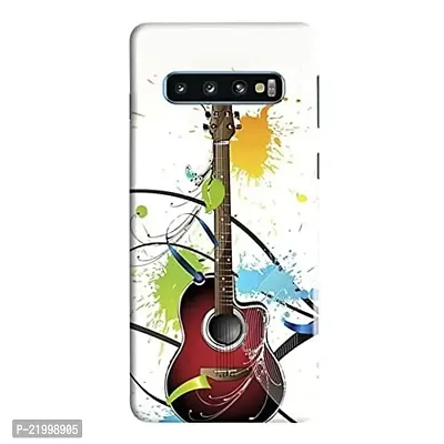 Dugvio? Printed Designer Hard Back Case Cover for Samsung Galaxy S10 / Samsung S10 (Guitar Music)